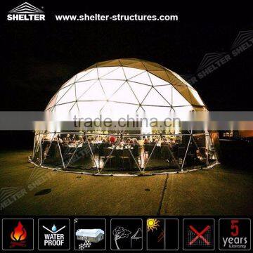 Large Outdoor Customized Geodesic Dome Tent For Commercial Meeting