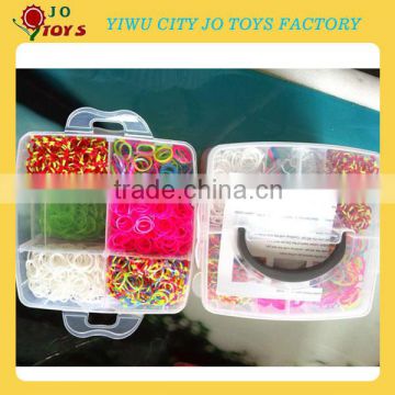 3 layers plastic box loom bands