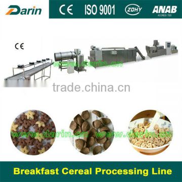 Breakfast cereal corn flakes extruder