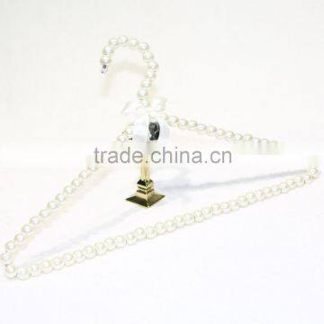 Fashion Elegant pearl beaded dress hangers for clothes display