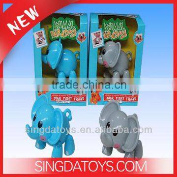 Elephant shape nice and funny electric plastic animal toys