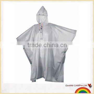 Adult ourdoor portable 100% PVC rain poncho