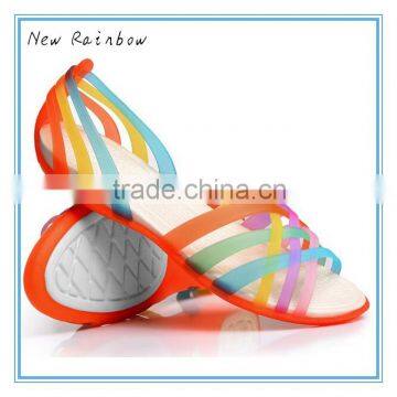 Newest design kids jelly sandals