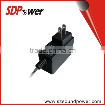 USA plug 12V switching power adaper approved CE HOHS