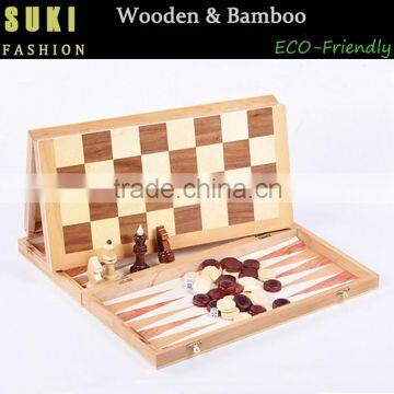 wooden chess board