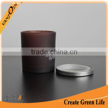 Customized 10oz Amber Glass Candle Cup Cheap Price