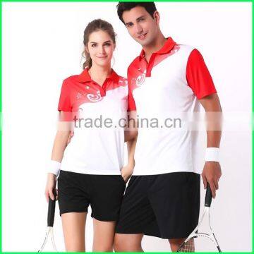 Newest fashionable badminton jersey uniforms sets,wholesale badminton wear wholesale badminton jersey