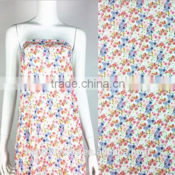 30s rayon flower printing fabric for dress