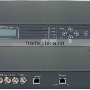 ASI*8-IP*8MPTS Gateway (8ASI-to-8IP,multicast,Gigabit)