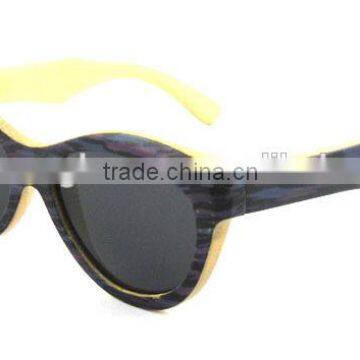 custom logo bamboo sunglasses, pattern bamboo sunglasses