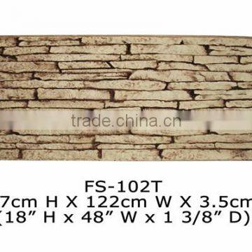 Polyurethane High Quality beautiful decorative pu stone panel brick moulding