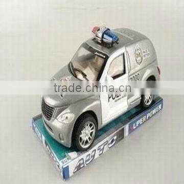 PVC POLICE car model toy