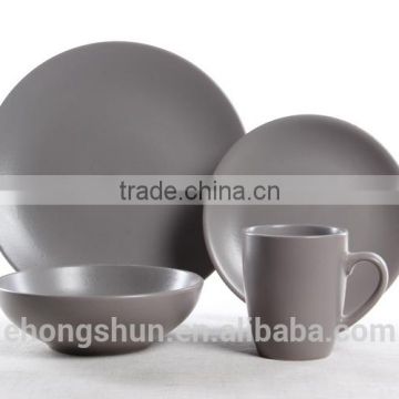 Homeware 16/20pcs ceramic Western kitchenware/ceramic dinnerware/single color glazed stoneware wholesale cookware dinner set