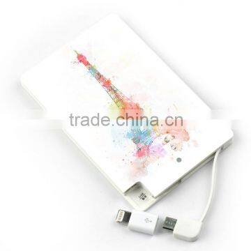 2016 Newest Real capacity Mobile charger portable Power Bank 2600mah
