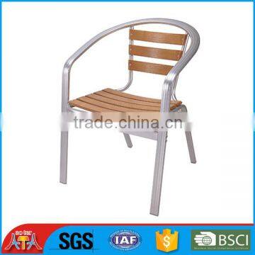 aluminum wooden seat