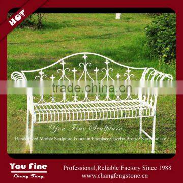 White Garden Classic Decorative Cast Iron Chairs