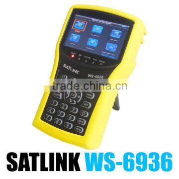 SATLINK WS-6936 DVB-S tuner DVB-T tuner Digital Sat Finder Meter in stock