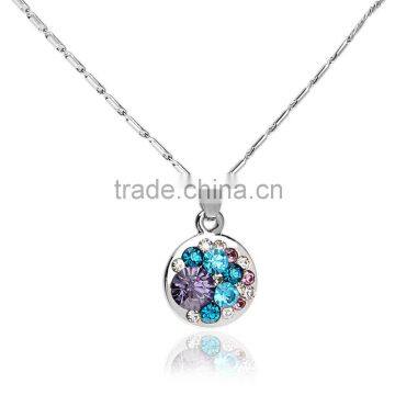 2016 Real White Gold Plated Crystal Chain Jewelry Zircon Colorized 18k Necklace                        
                                                Quality Choice
                                                                    Supplier's Choic