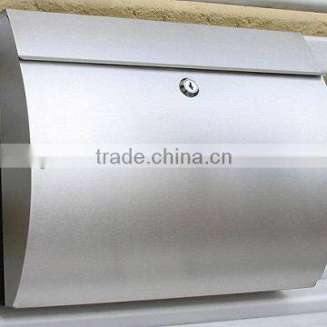 Stainless steel wall mounted letter box