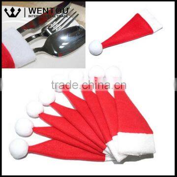 Silverware Holder Cutlery Bag Christmas Hat