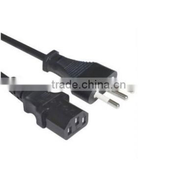 Italy IMQ standard C13 end power cord