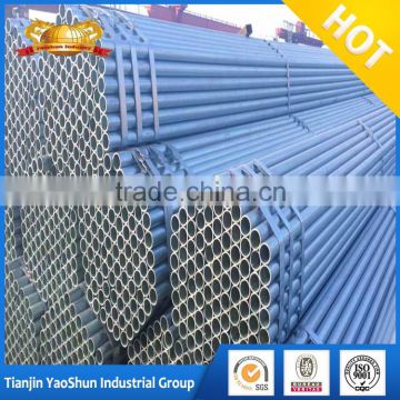 Big plant ASTM schedule 40 galvanized steel pipe/galvanized stube sizes