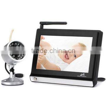 2.4GHz Wireless 7.0" LCD Baby Monitor with IR Night Vision Surveillance Camera