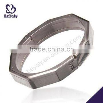 China Manufacturer 2015 latest stainless steel lava bead bracelet