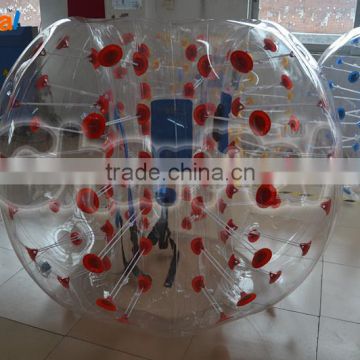 2016 Wholesales pvc human inflatable bumper bubble ball promotion price