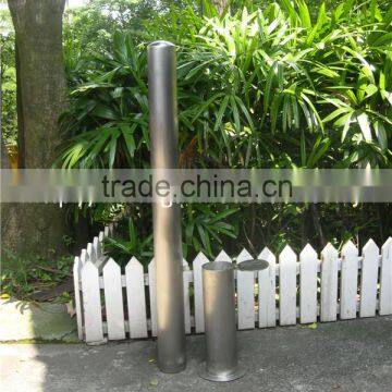 316 stainless steel parking bollard lockable and removable bollard