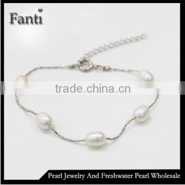 Real natural pearl bracelet beaded jewelry factory wholesale