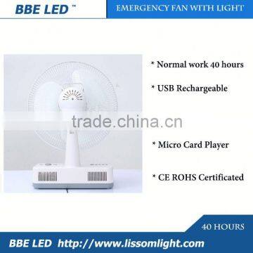 Excellent outdoor solar fan,rechargeable camping fan,battery operated rechargeable fan