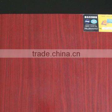 wood grain manufacture of pvc ceiling panel