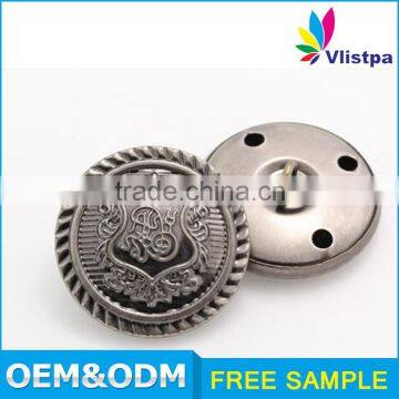 custom logo imitation bronze color jeans button