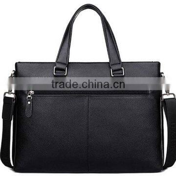 Popular Brown Briefcase Genuine Leather Bags for Men photo-5