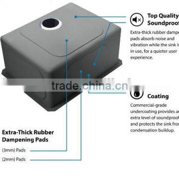 CUPC Stainless Steel Undermount Single Handmade Kitchen Sink Best Kitchen Sink Brand photo-3