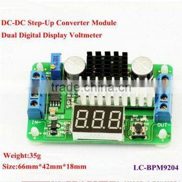 100w DC Converter Boost ,step up power module with double lines digital voltmeter