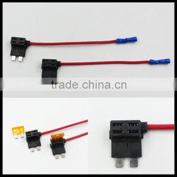 Add A Circuit Standard Blade Fuse Box Holder Dual Circuit Adapter Holder For Car Truck ACS ATO ATC Piggy Back Tap Fuses Tap