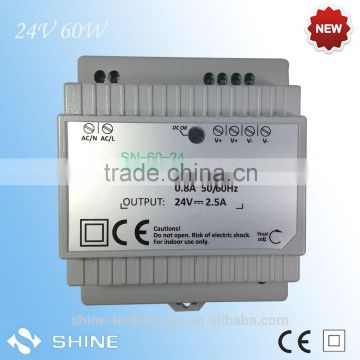 24v 60w 2.5a din rail transformer, din rail power supplies