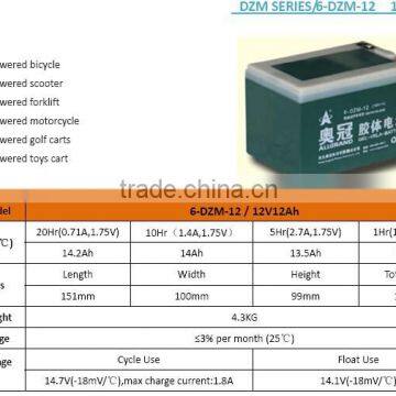 12v12ah Electric Bike Battery Price photo-2