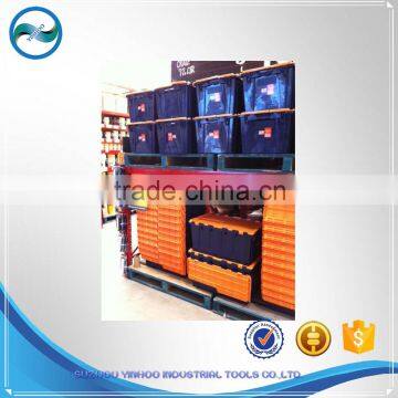 Plastic Nestable and Stackable Large Box Crate