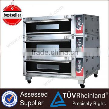 High Quality Bakery Equipment K171 For Cake 3 Deck Bakery Ovens Sale