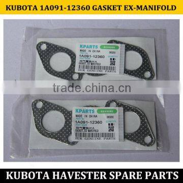 HIGH QUALITY OF KUBOTA DC70 DC60 PARTS KUBOTA 1A091-12360 GASKET EX-MANIFOLD