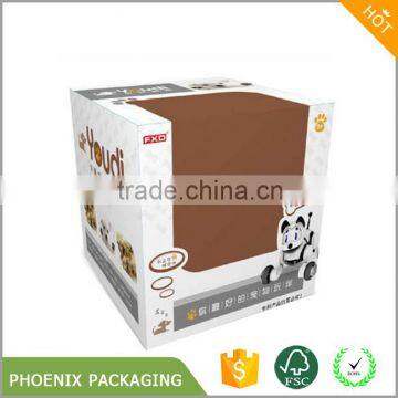 Customized papercard box with PVC window