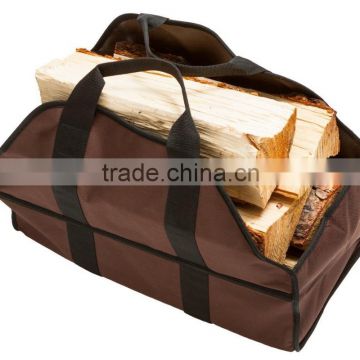 Durable and Large Volume Canvas Log Carrier & Firewood Tote Bag