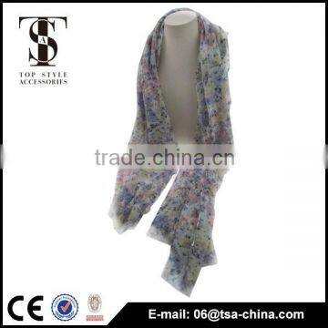 Beauty fashion coloerful new Rustic Flower Tassel Scarf