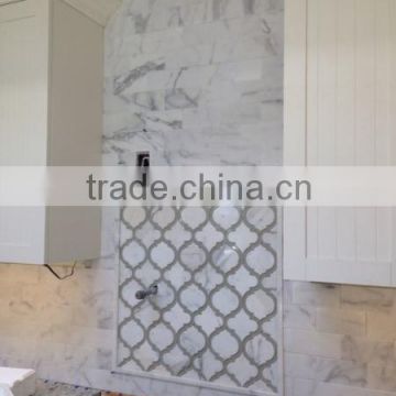 mosaic water jet kitchen wall tiles fancy marble waterjet, water jet marble