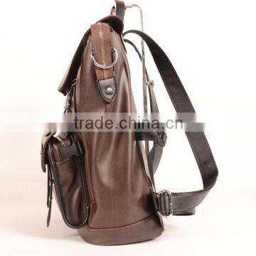 2016 New Arrival Fashion Design Cheap PU Backpack Bags From Guangzhou Factory photo-3