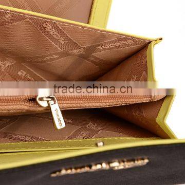 Guangzhou OEM/ODM Leather Wallet Supplier Luxury Fancy Geniune Leather Credit Card Wallet With Custom Logo photo-5