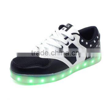 Wholesale USB Charger Changeable Colors Light up Running Sports Casual Shoes for Adults JK-012 photo-5